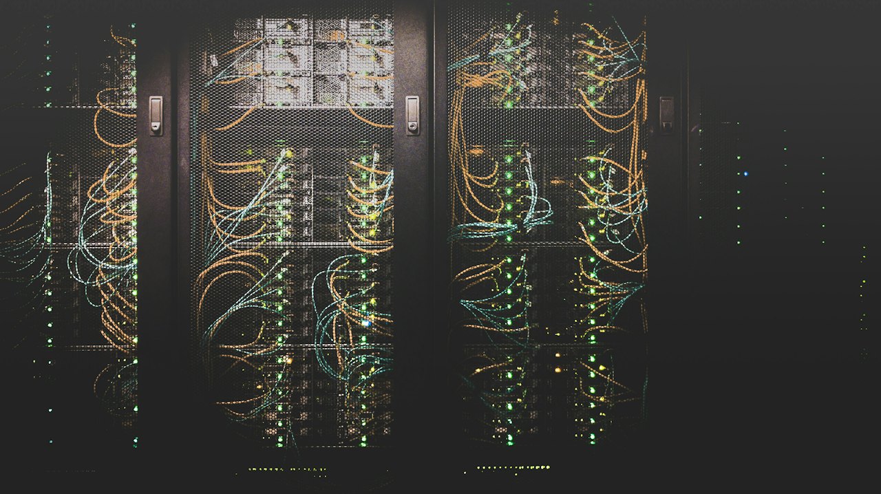 Data-center racks with structured cabling